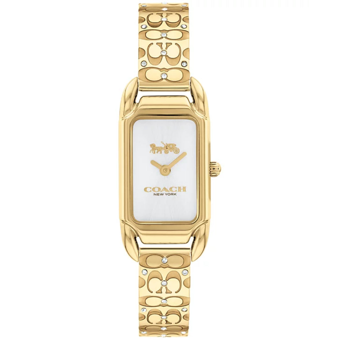 Coach Cadie Women's Gold-tone Bangle Bracelet Quartz Watch - 14504196