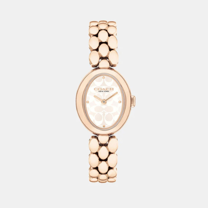 Coach Sammy Women's Carnation Gold-tone Bracelet Quartz Watch - 14504418