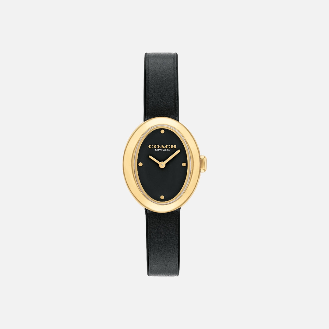 Coach Sammy Women's Black Strap Quartz Watch - 14504421