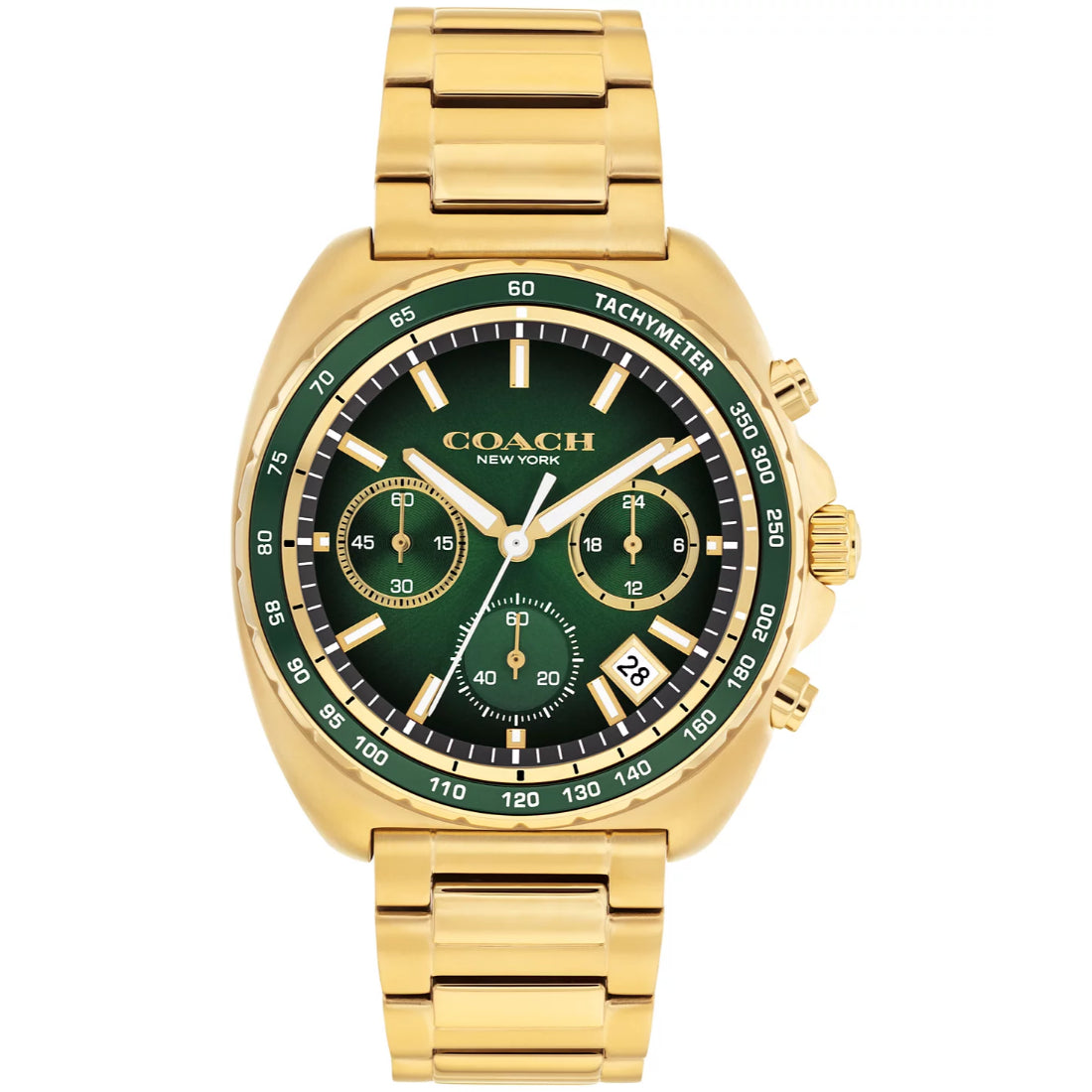 Coach Charter Men's Gold Bracelet Quartz Watch - 14602738