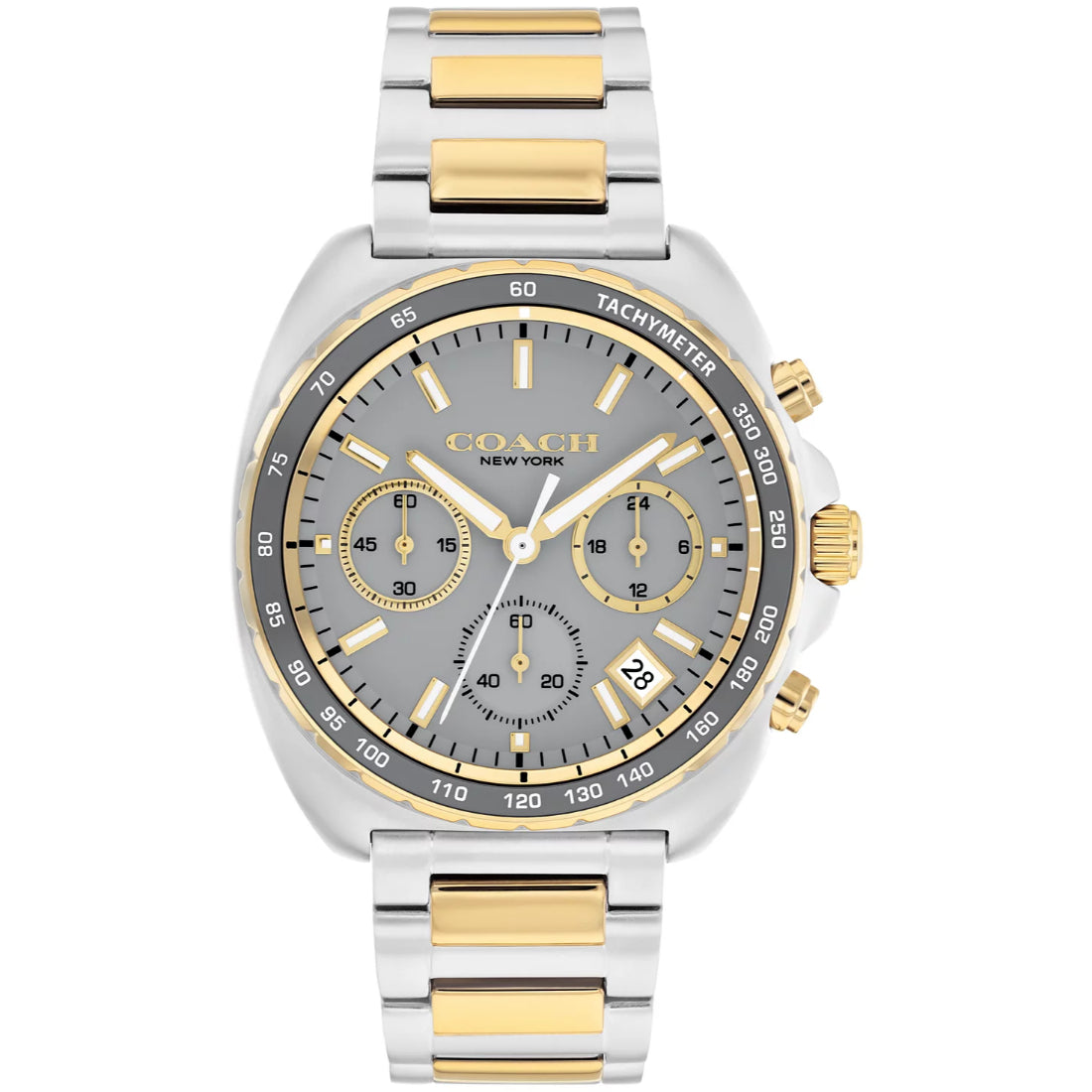 Coach Charter Men's Two-tone Bracelet Quartz Watch - 14602740