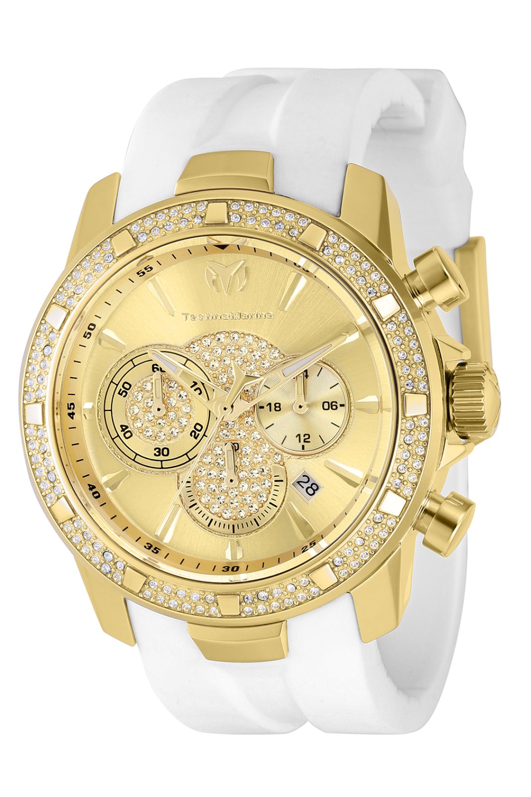 Technomarine Women's TM-621010 UF6 Quartz 3 Hand Gold Dial Watch