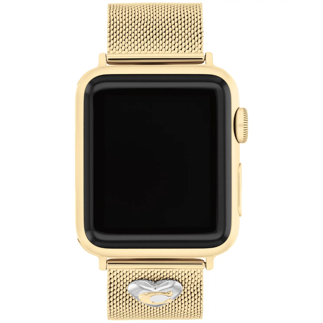 Coach Apple Straps Women's Gold-tone Stainless Steel Apple Watch Band - 14700255
