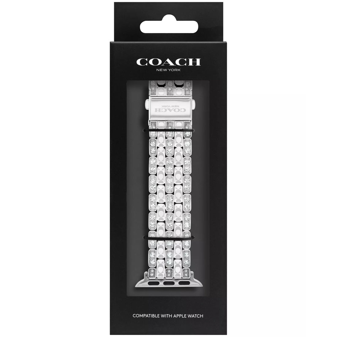 Coach Apple Watch Crystal-Set Stainless Steel Strap 14700261