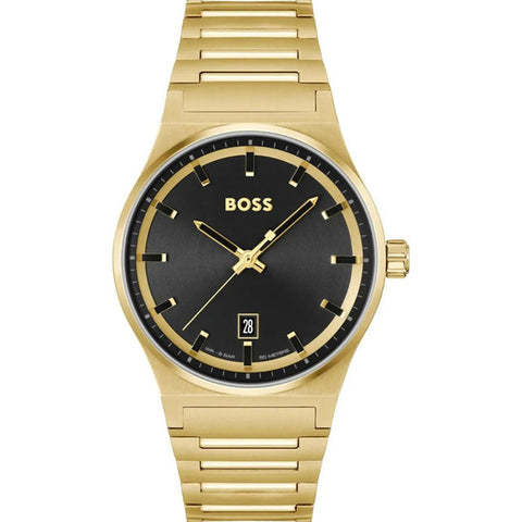 Hugo Boss Candor Men's Gold-tone Bracelet Quartz Watch - 1514077