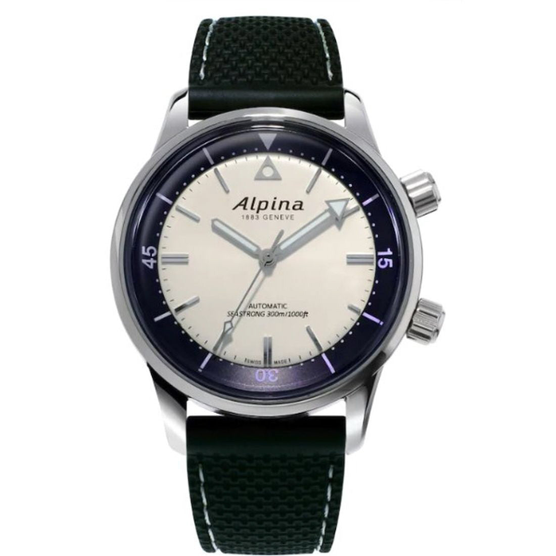 Alpina Seastrong Diver Comtesse Women's Silver-tone Bracelet Quartz Watch - AL-240MPN2VC6B