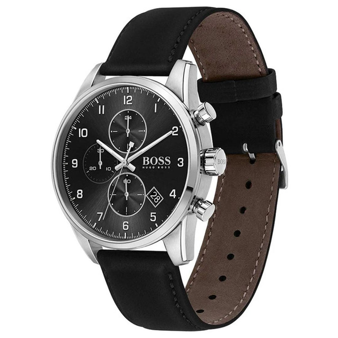 Hugo Boss Navigator Men's Black Strap Quartz Watch - 1513678