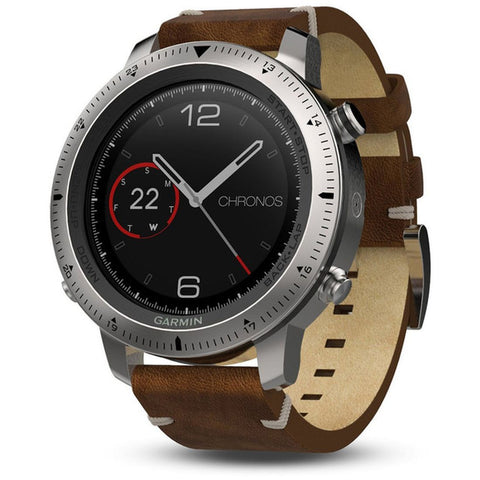 GARMIN Fenix Men's Brown Strap Quartz Watch - 010-01957-00
