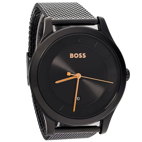 Hugo Boss Purity Men's Black Bracelet Quartz Watch - 1513986