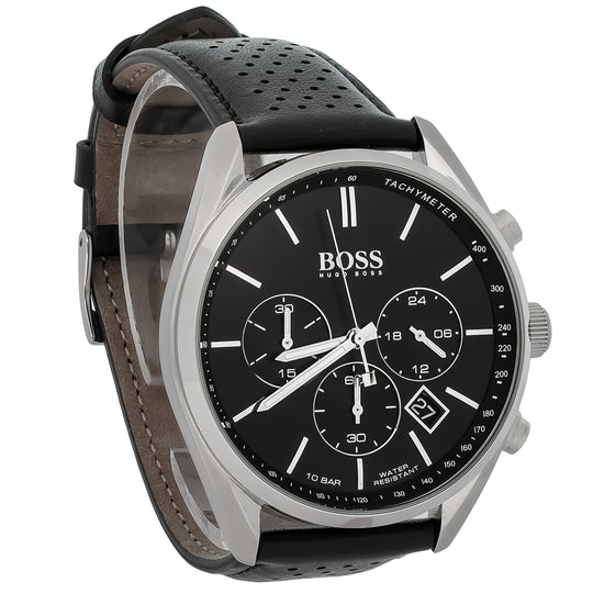 Hugo Boss Champion Men's Black Strap Quartz Watch - 1513816