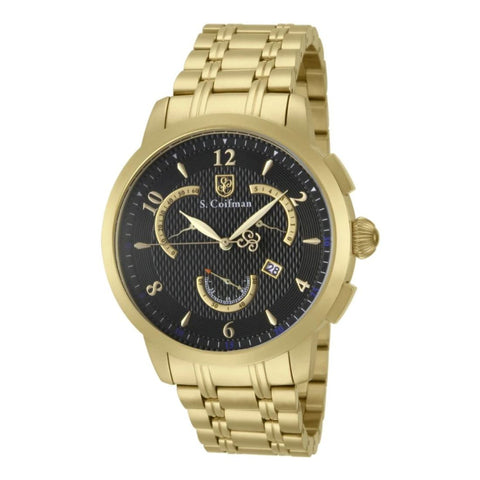 S.Coifman Men's SC0238 Quartz Black Dial Watch