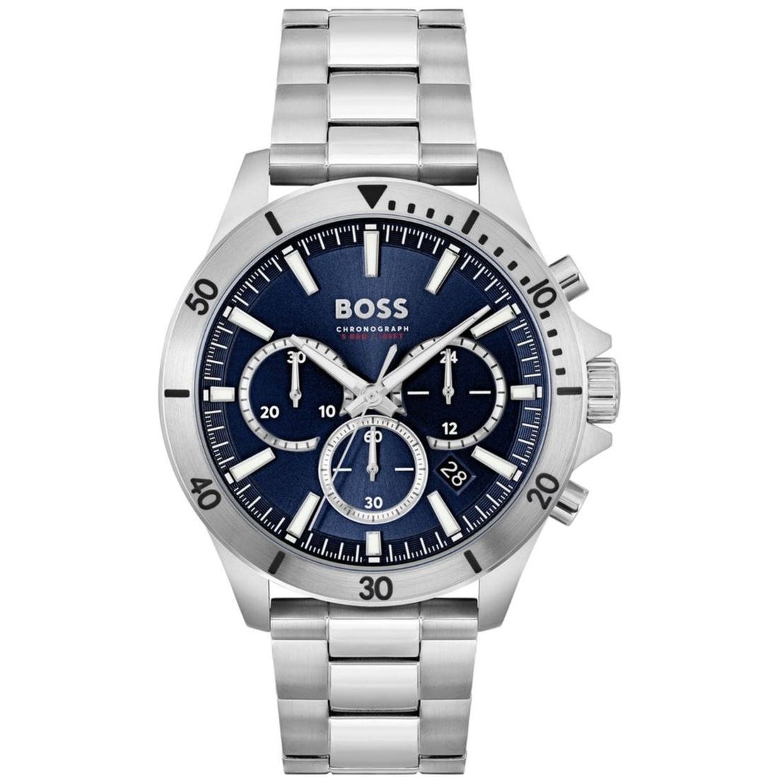 Hugo Boss Troper Men's Silver-tone Bracelet Quartz Watch - 1514069