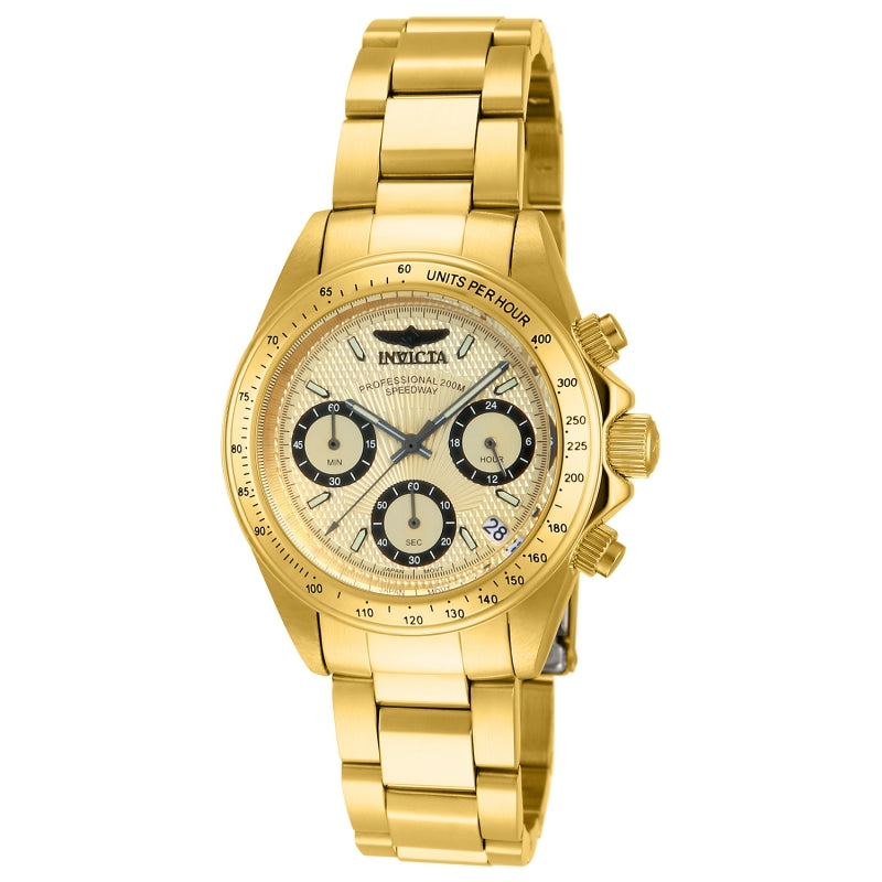 Invicta Women's 14931 Speedway  Quartz Multifunction Gold Dial Watch