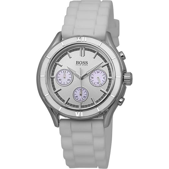 Hugo Boss Lady Boss Women's White Strap Quartz Watch - 1502223