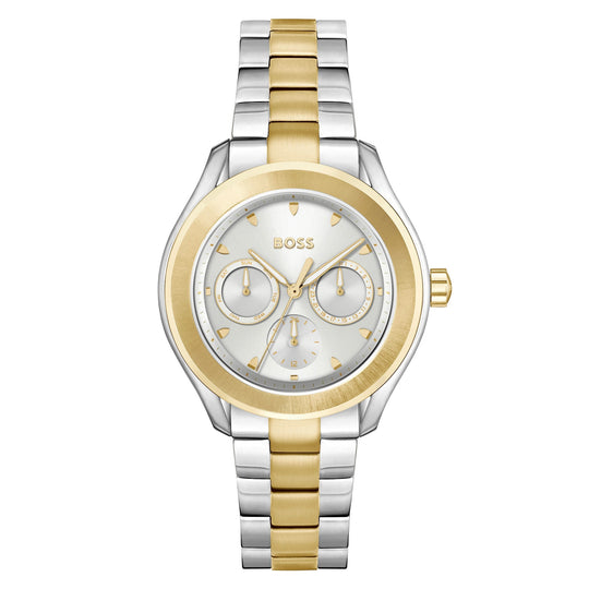 Hugo Boss Lida Women's Gold-Silver Two tone Bracelet Quartz Watch - 1502746