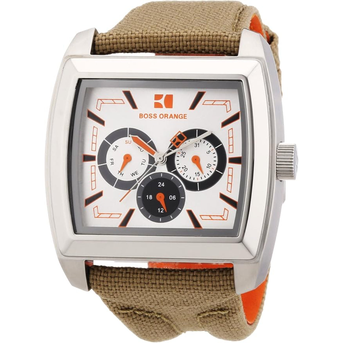 Hugo Boss Orange Men's Beige Strap Quartz Watch - 1512605