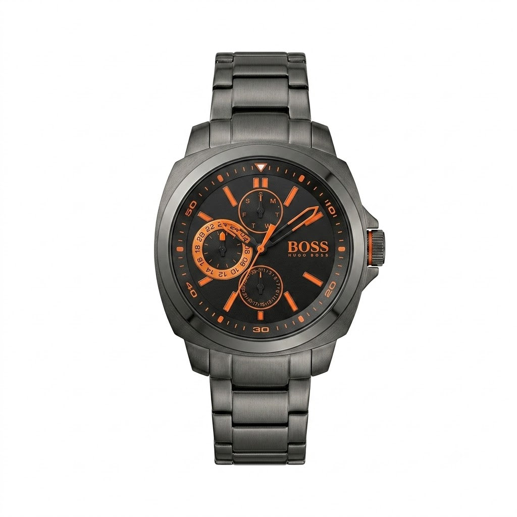 Hugo Boss Boss Orange Brisbane Men's Black Bracelet Quartz Watch - 1513104