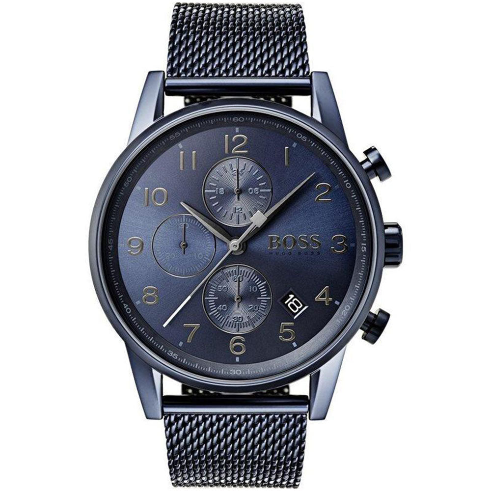 Hugo Boss Navigator Men's Blue Bracelet Quartz Watch - 1513538