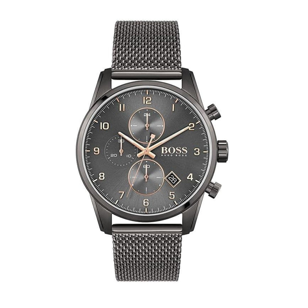 Hugo Boss Skymaster Men's Grey Bracelet Quartz Watch - 1513837