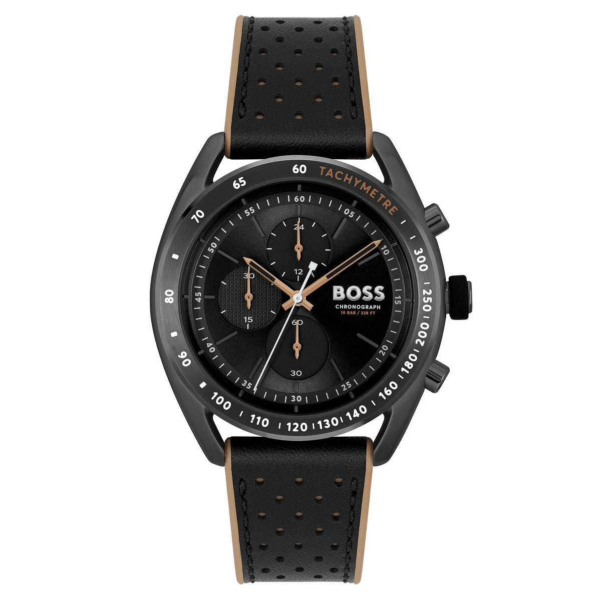 Hugo Boss Center Court Men's Black Strap Quartz Watch - 1514022