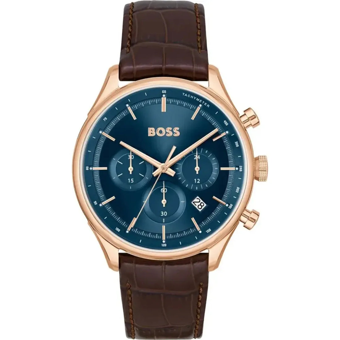 Hugo Boss Gregor Men's Brown Strap Quartz Watch - 1514050