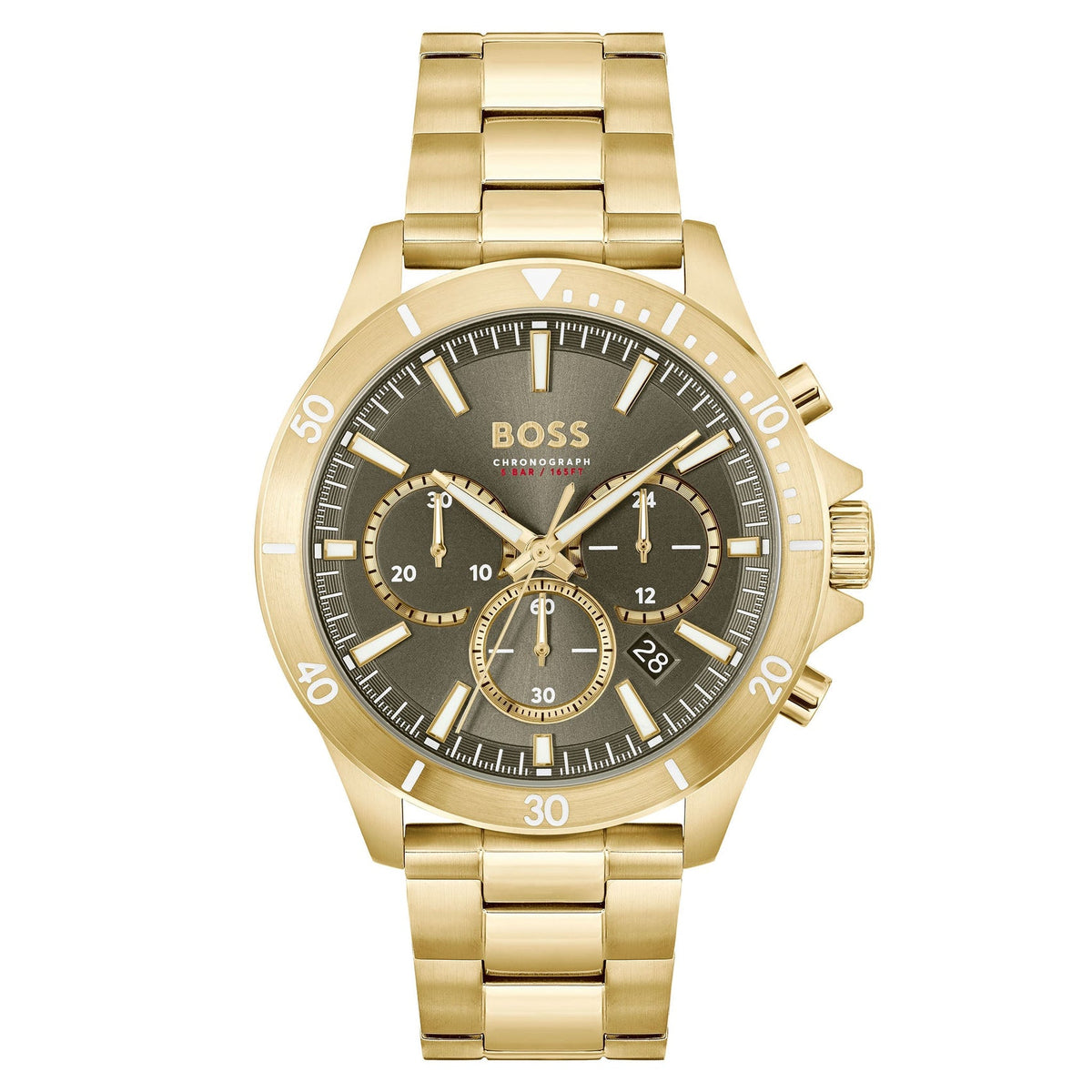 Hugo Boss Troper Men's Gold Bracelet Quartz Watch - 1514059