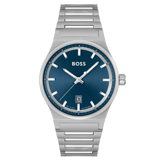 Hugo Boss Candor Men's Silver Bracelet Quartz Watch - 1514076