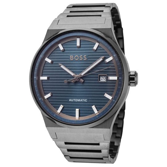 Hugo Boss Candor Men's Grey Bracelet Automatic Watch - 1514119