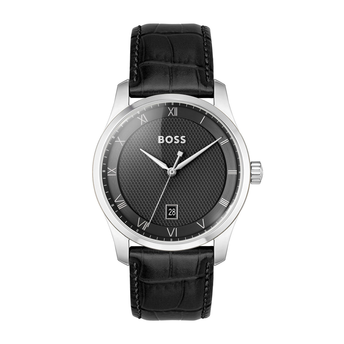 Hugo Boss Principle Men's Black Strap Quartz Watch - 1514122