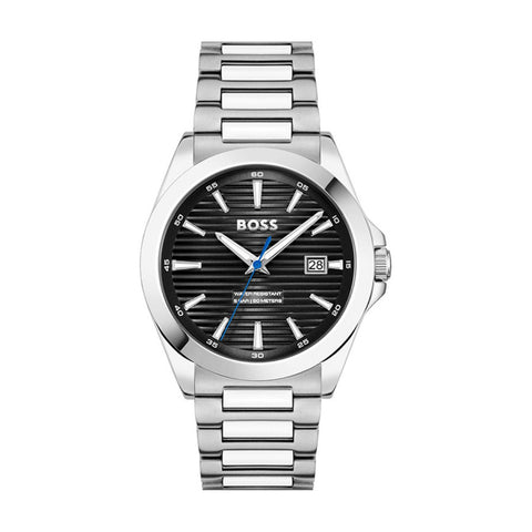 Hugo Boss Strike Men's Silver-tone Bracelet Quartz Watch - 1514170