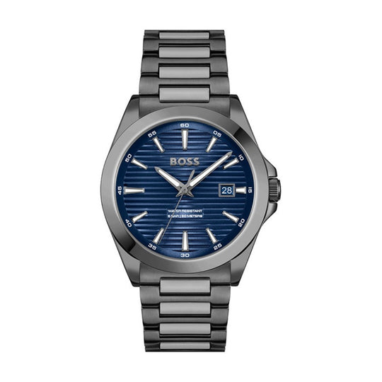 Hugo Boss Strike Men's Grey Bracelet Quartz Watch - 1514175
