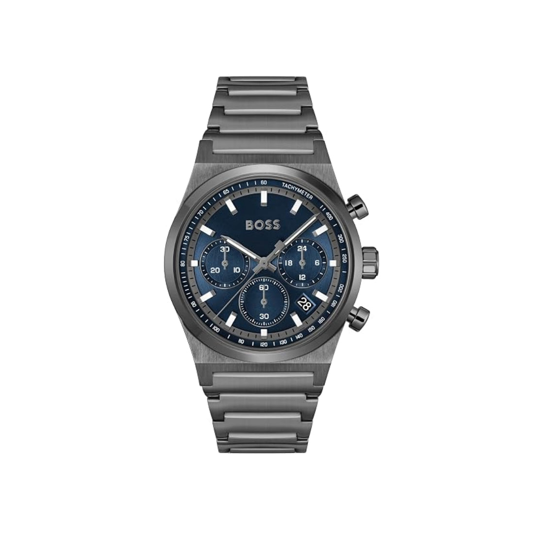 Hugo Boss Candor Chrono Men's Gunmetal Gray Bracelet Quartz Watch - 1514223