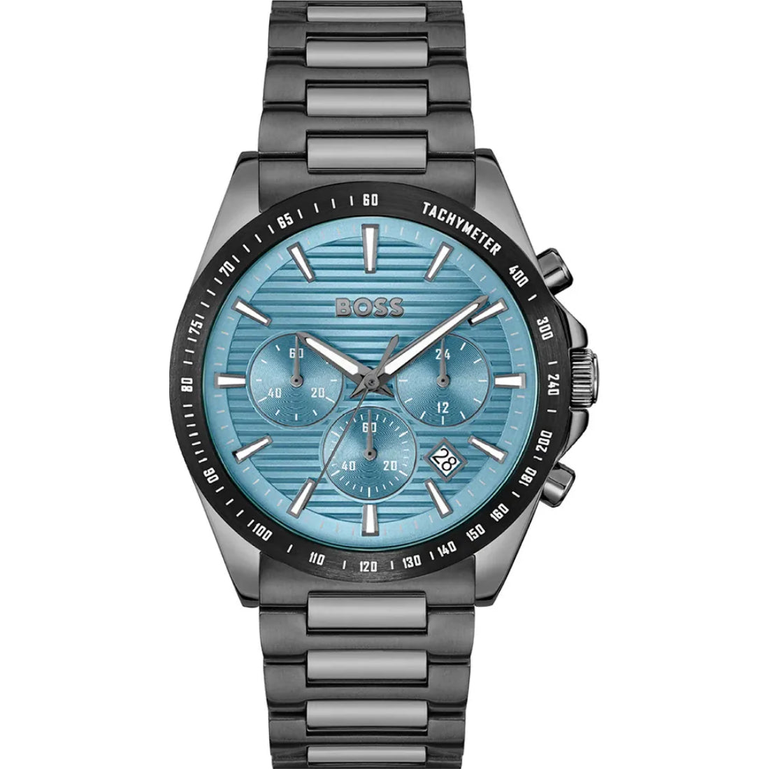 Hugo Boss Strike Men's Anthracite Bracelet Quartz Watch - 1514242