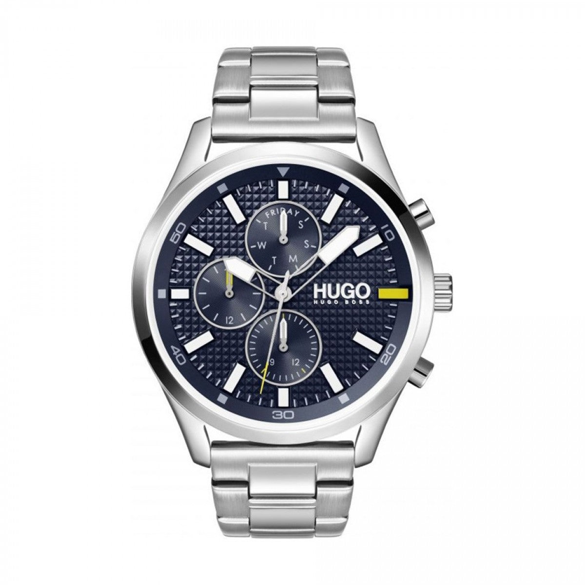 Hugo Boss Chase Men's Silver-tone Bracelet Quartz Watch - 1530163