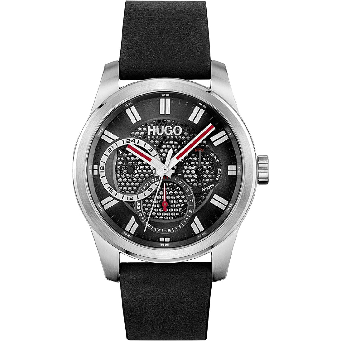 Hugo Boss Skeleton Men's Black Strap Quartz Watch - 1530189