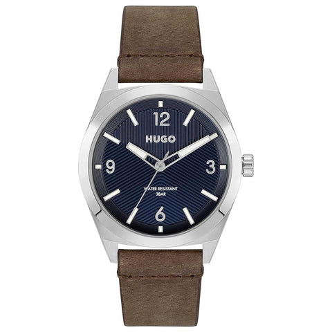 Hugo Boss Make Men's Brown Strap Quartz Watch - 1530249