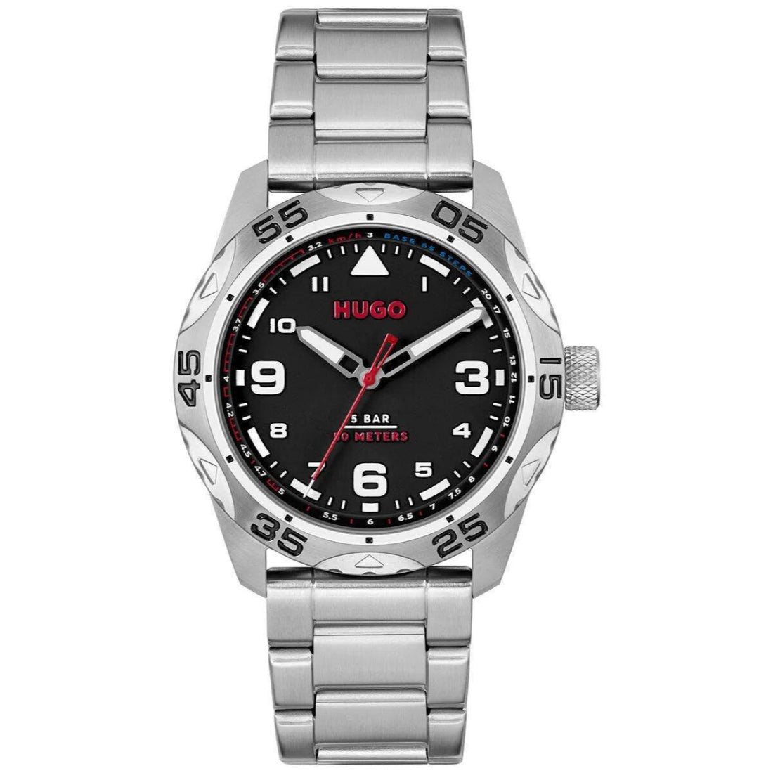 Hugo Boss Trek Men's Silver Bracelet Quartz Watch - 1530332