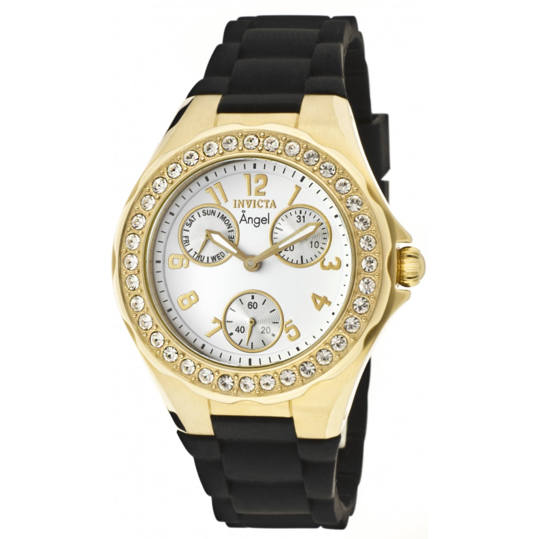 Invicta Women's 1643 Black Silicone Watch