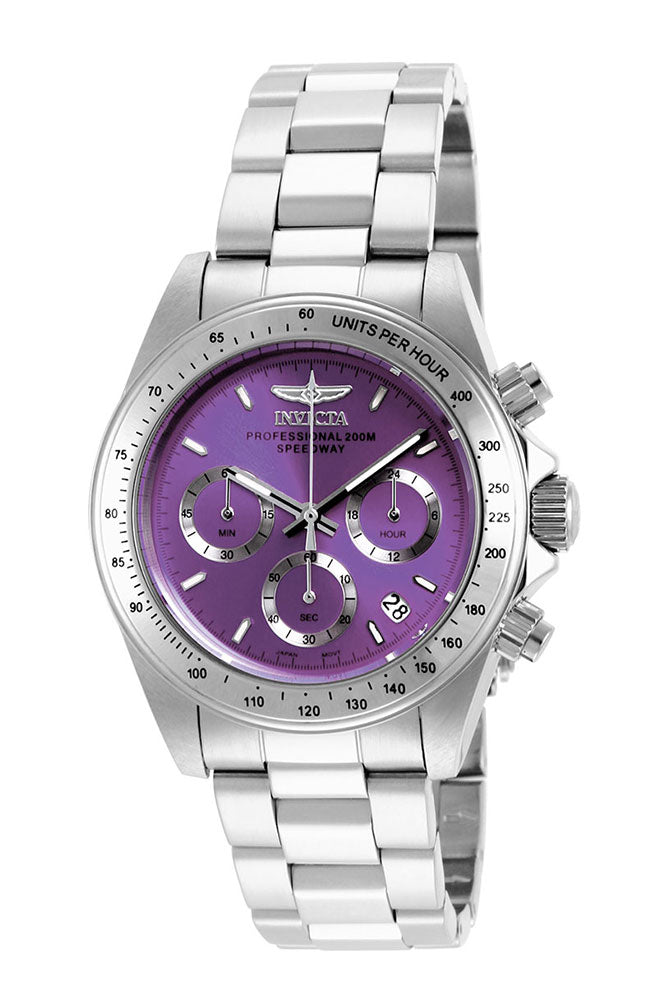 Invicta Women's 16656 Speedway Quartz Chronograph Purple Dial Watch