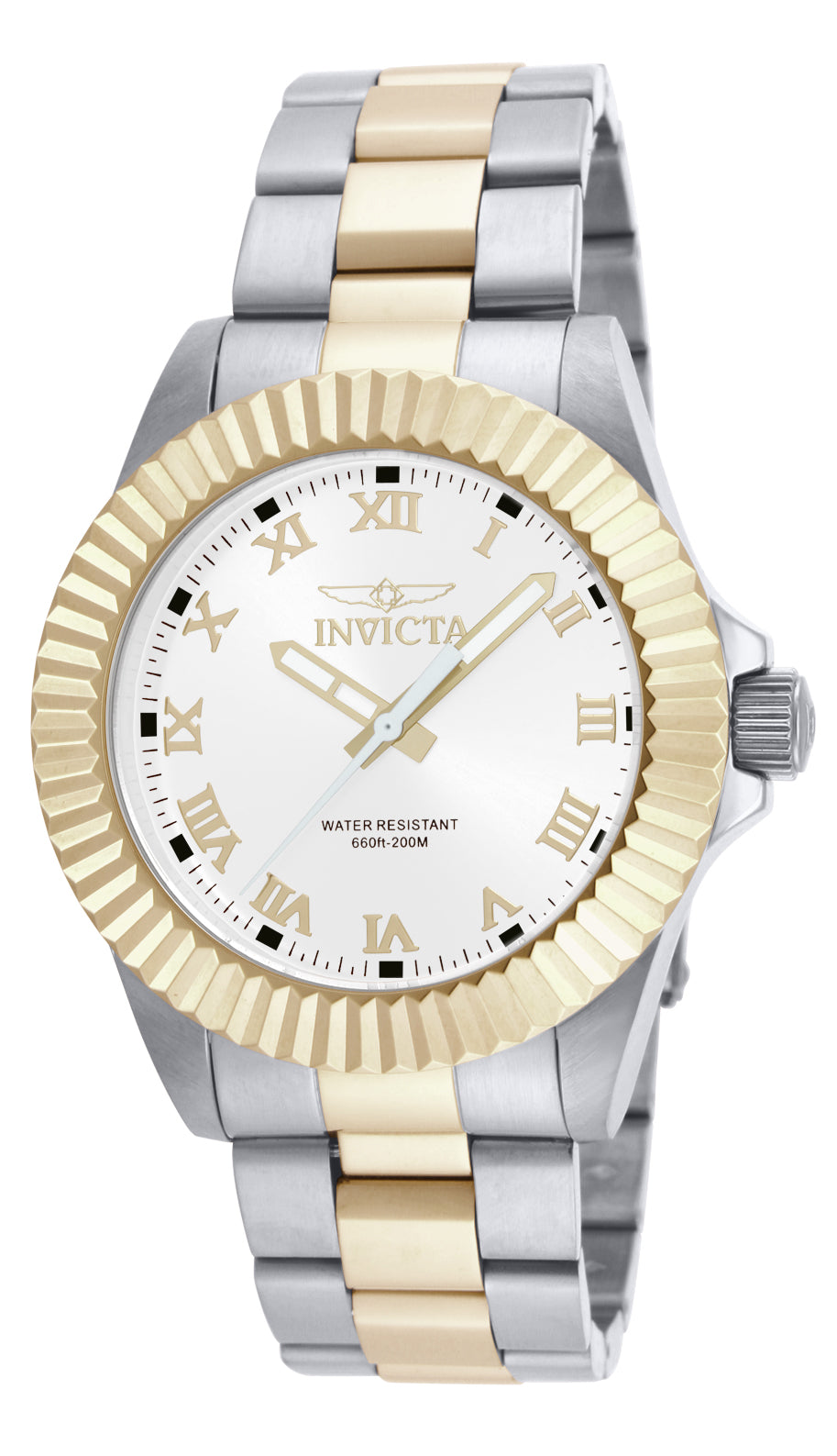 Invicta Men's 16740 Pro Diver  Quartz 3 Hand White Dial Watch