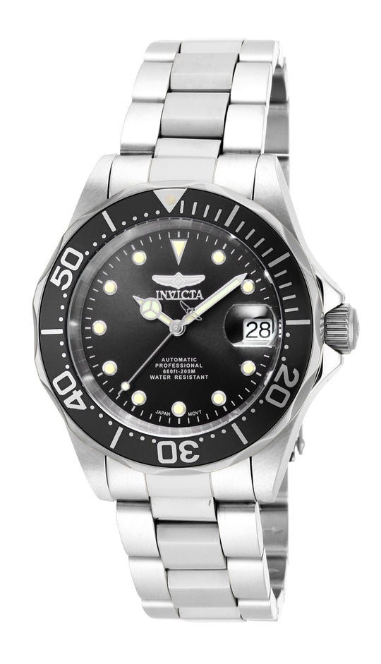 Invicta Men's 17039 Pro Diver Automatic 3 Hand Black Dial Watch