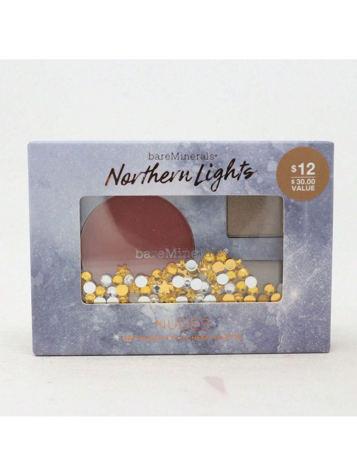 BAREMINERALS/NORTHERN LIGHTS NUDE GEN NUDE & CHEEK PALETTE