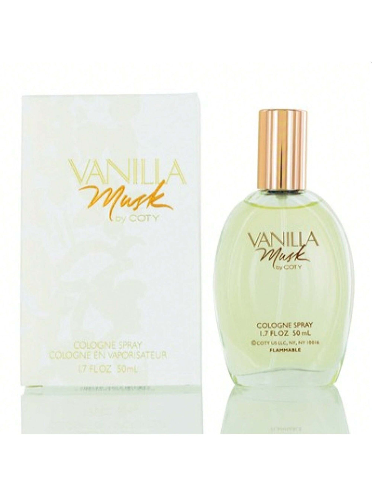 VANILLA MUSK/COTY  COLOGNE SPRAY  1.7 OZ (W)
