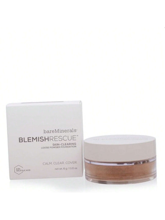 BAREMINERALS/BLEMISH RESCUE SKIN CLEARING FOUNDATION (5.5NW NEUTRAL DEEP) .21 OZ