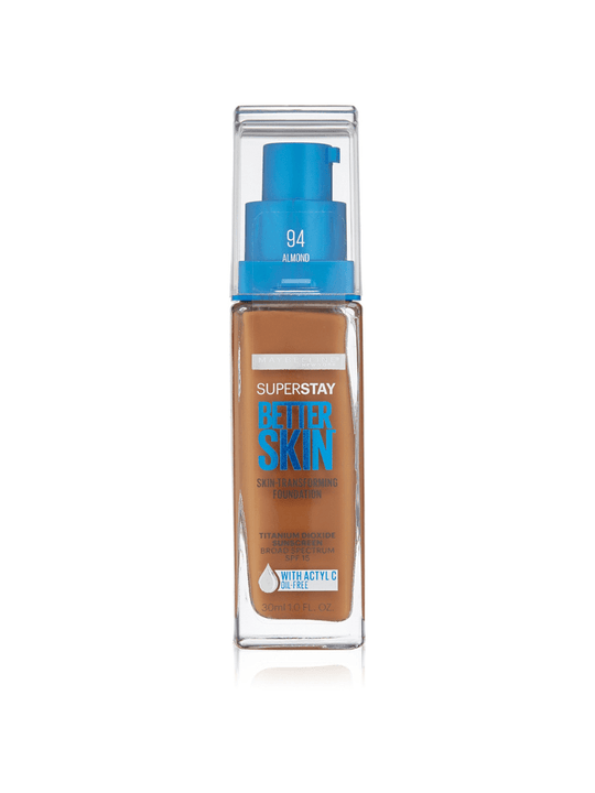 MAYBELLINE/SUPER STAY BETTER SKIN FOUNDATION (94) ALMOND 1.0 OZ