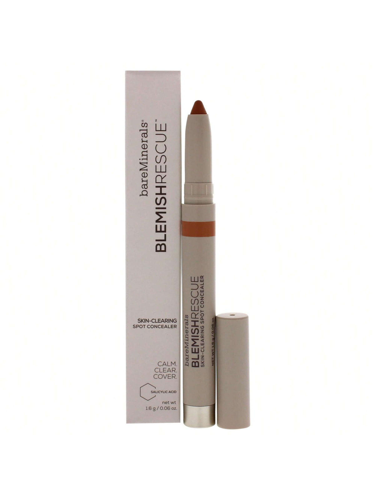 BAREMINERALS/BLEMISH RESCUE SKIN CLEARING FOUNDATION (5.5NW NEUTRAL DEEP) .21 OZ