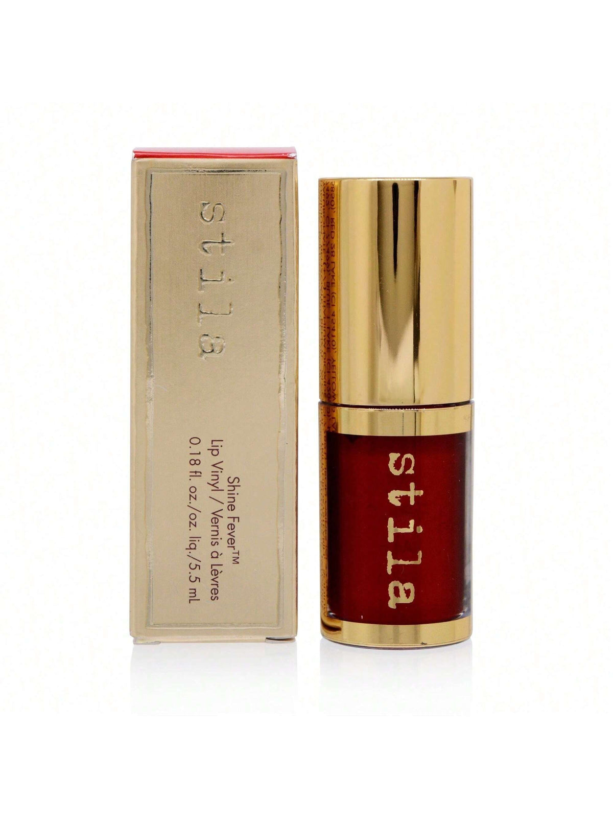 STILA/SHINE FEVER LIP VINYL LIQUID LIPSTICK HOT ROD  0.18 OZ (5.5 ML)