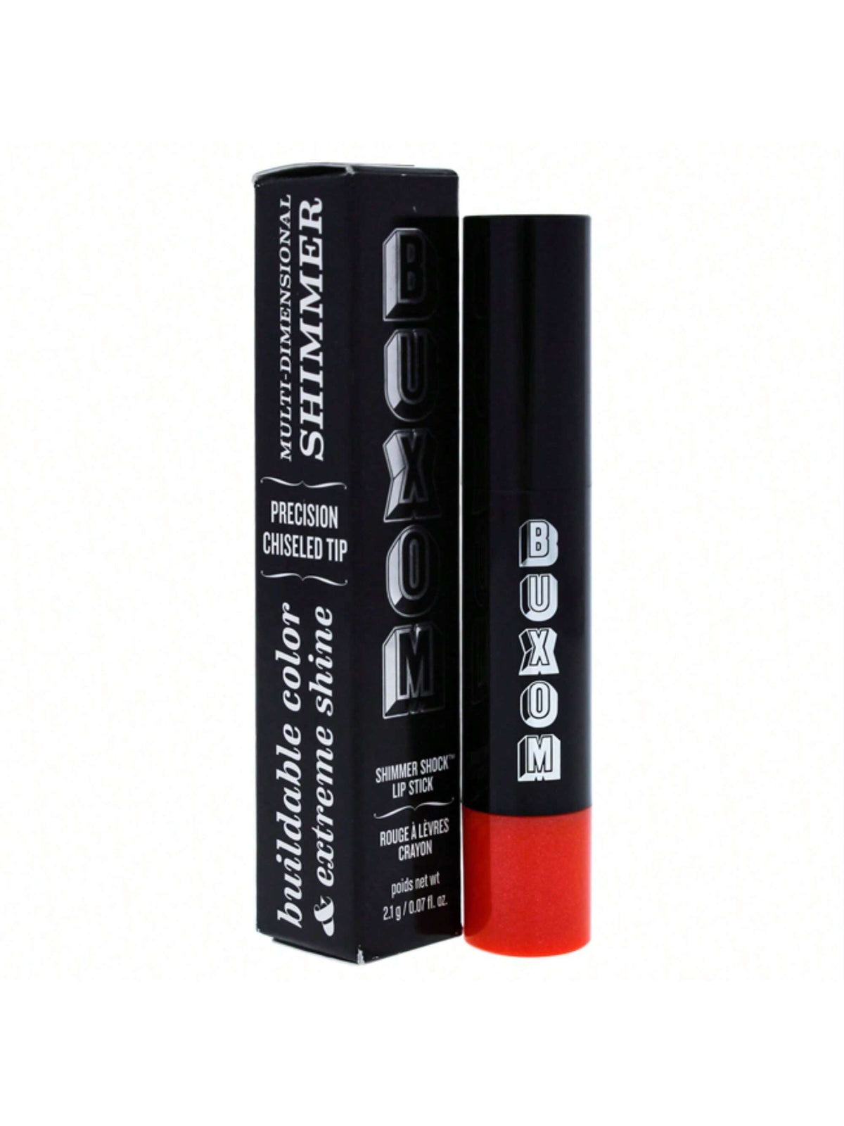 BUXOM/SHIMMER SHOCK LIPSTICK (AFTERSHOCK) 0.07 OZ (2.1 ML)