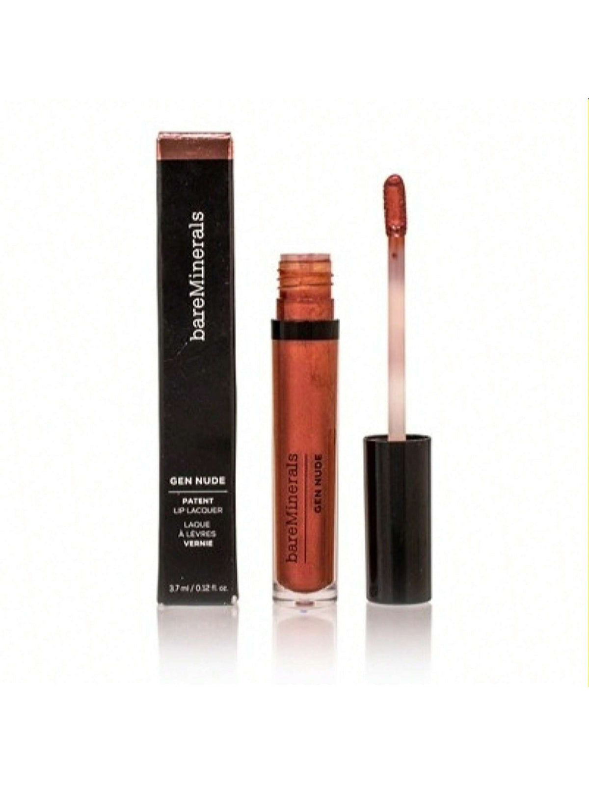 BAREMINERALS/GEN NUDE PATENT LIP LACQUER ROSE QUARTZ 0.12 OZ (3.7 ML)