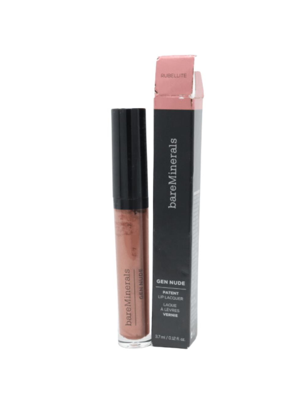 BAREMINERALS/GEN NUDE PATENT LIP LACQUER ROSE QUARTZ 0.12 OZ (3.7 ML)
